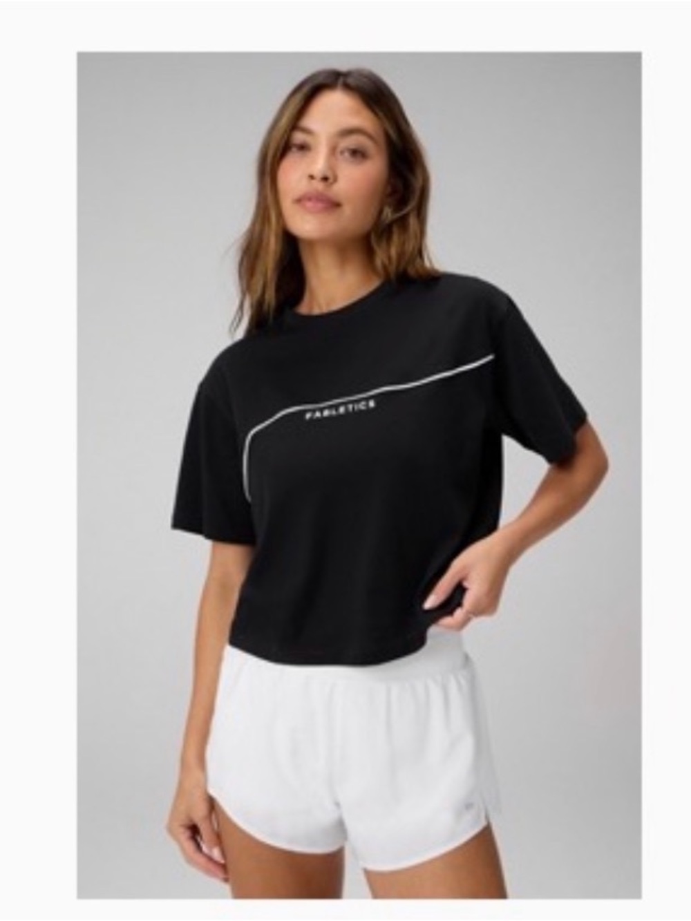 Fabletics Black M Boxy Tee